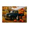 Stupell Industries Autumnal Farmland Collie Dog Canvas, design by Tom Crehan